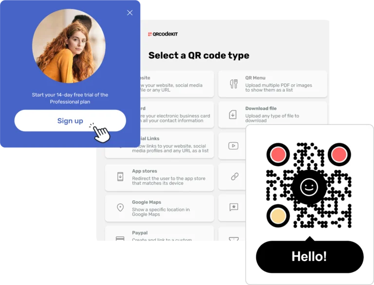 Easily create and manage QR codes